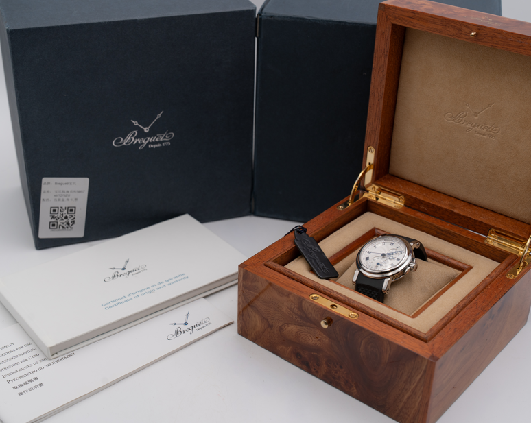 Breguet Marine 42mm 5857ST Silver Dial Black Rubber Strap 2021