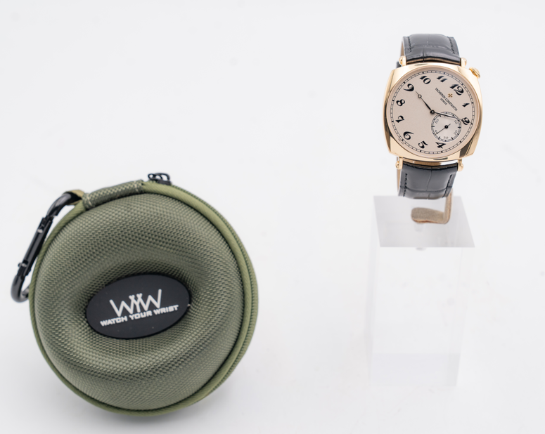 Vacheron Constantin Historiques American 1921 40mm 82035 Yellow Gold Black Strap 2014