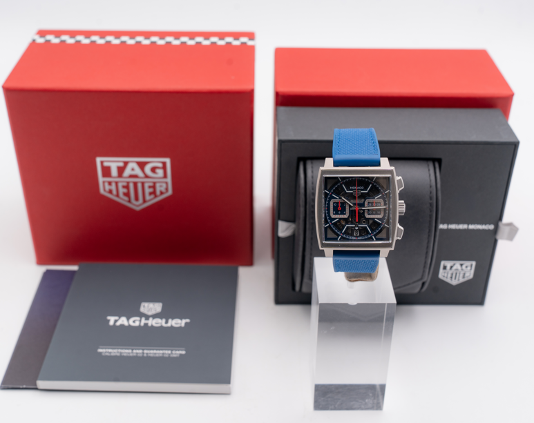 Tag Heuer Monaco 39mm CBL2182 Titanium Blue Skeleton 2023