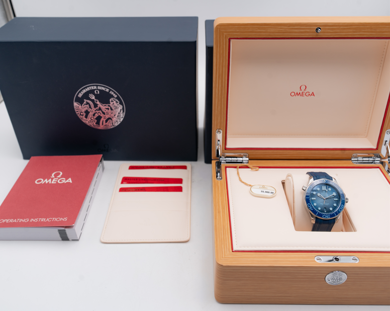 Omega Seamaster Diver 300m 42mm 210.32.42.20.03.002 Summer Blue Edition