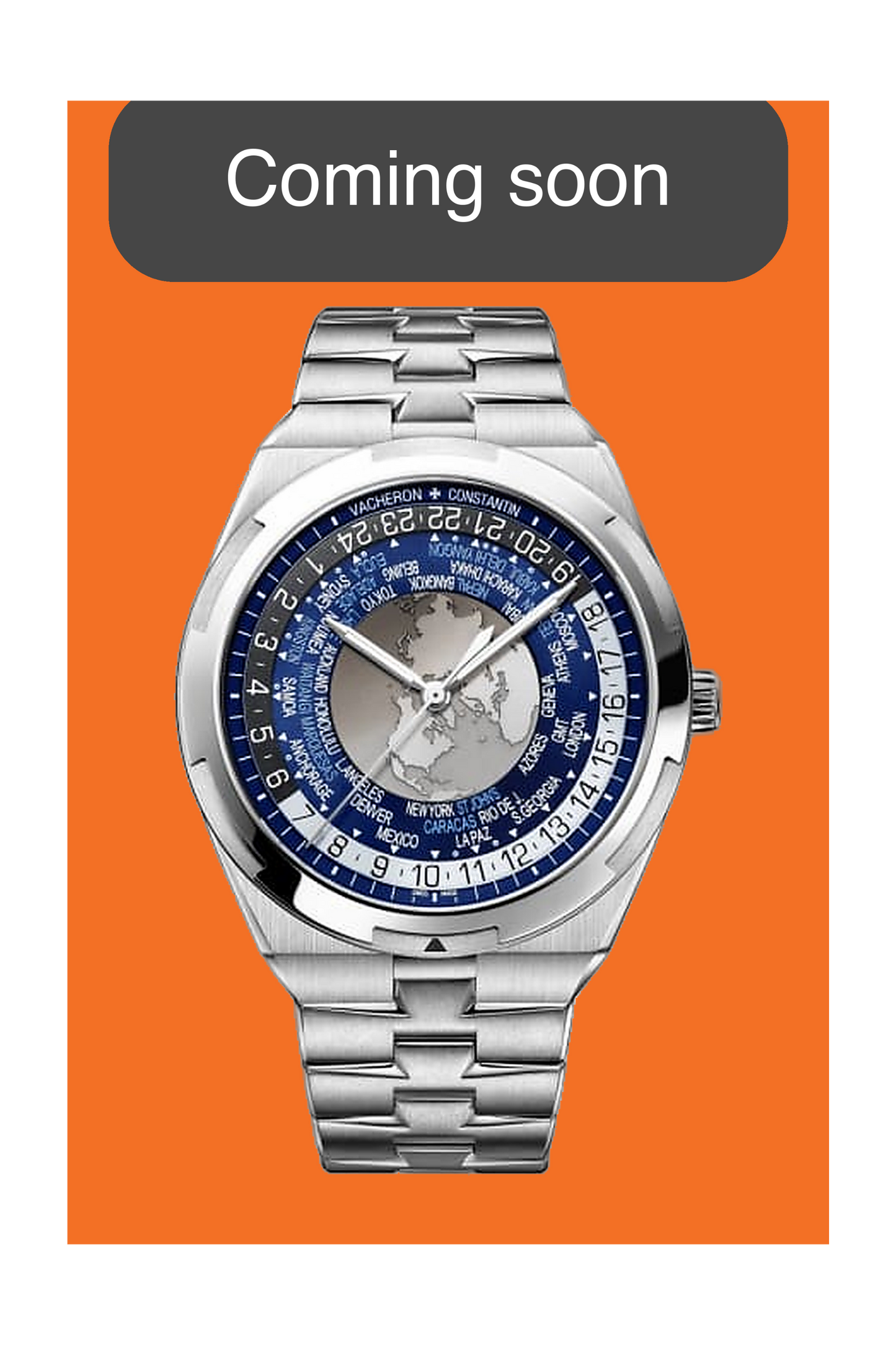 Vacheron Constantin Overseas World Time 43.5mm 7700V/110A-B172 Blue World Time 2020 (7700V/110A-B172)