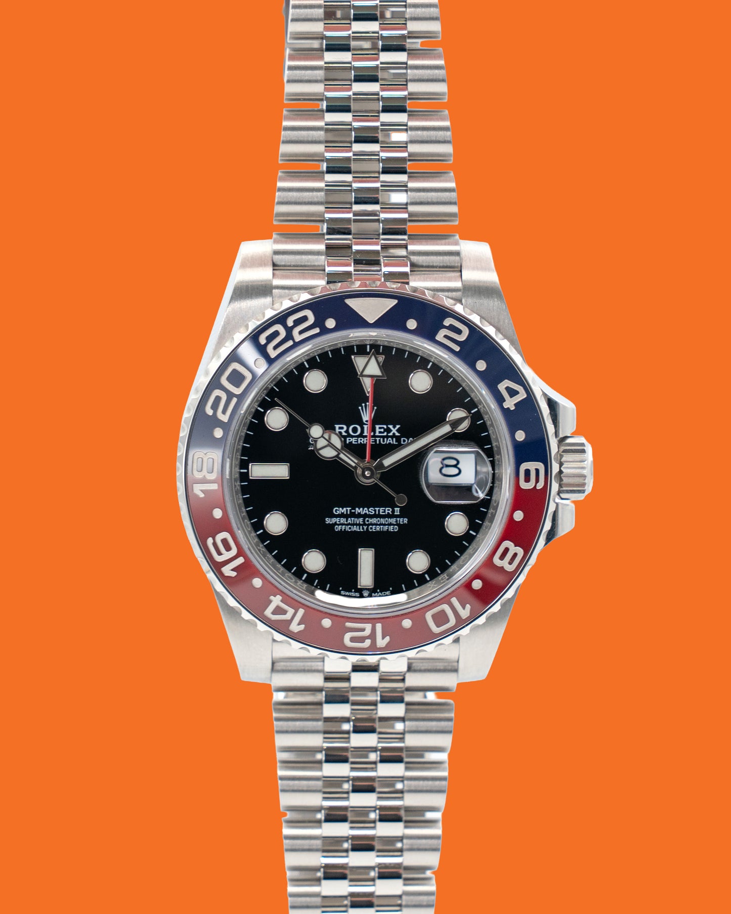 Rolex GMT Master II 40mm 126710BLRO Pepsi on Jubilee 2020