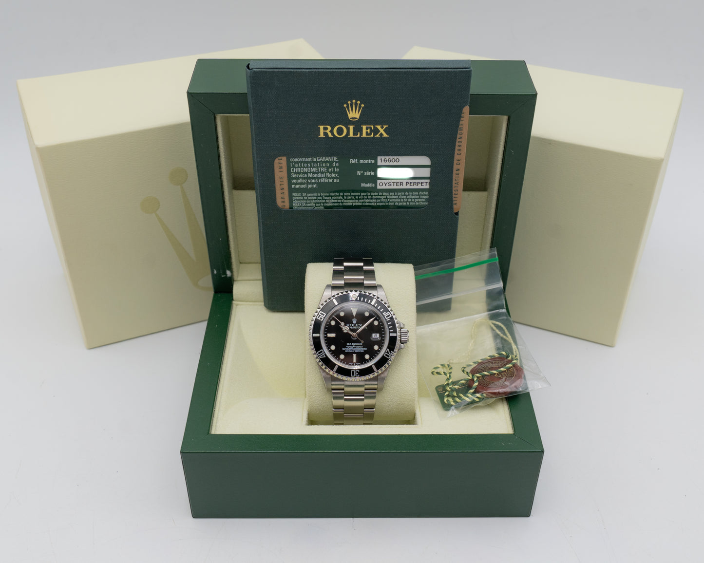 New Old Stock Rolex Seadweller 4000 40mm 16600 Black Dial 2008