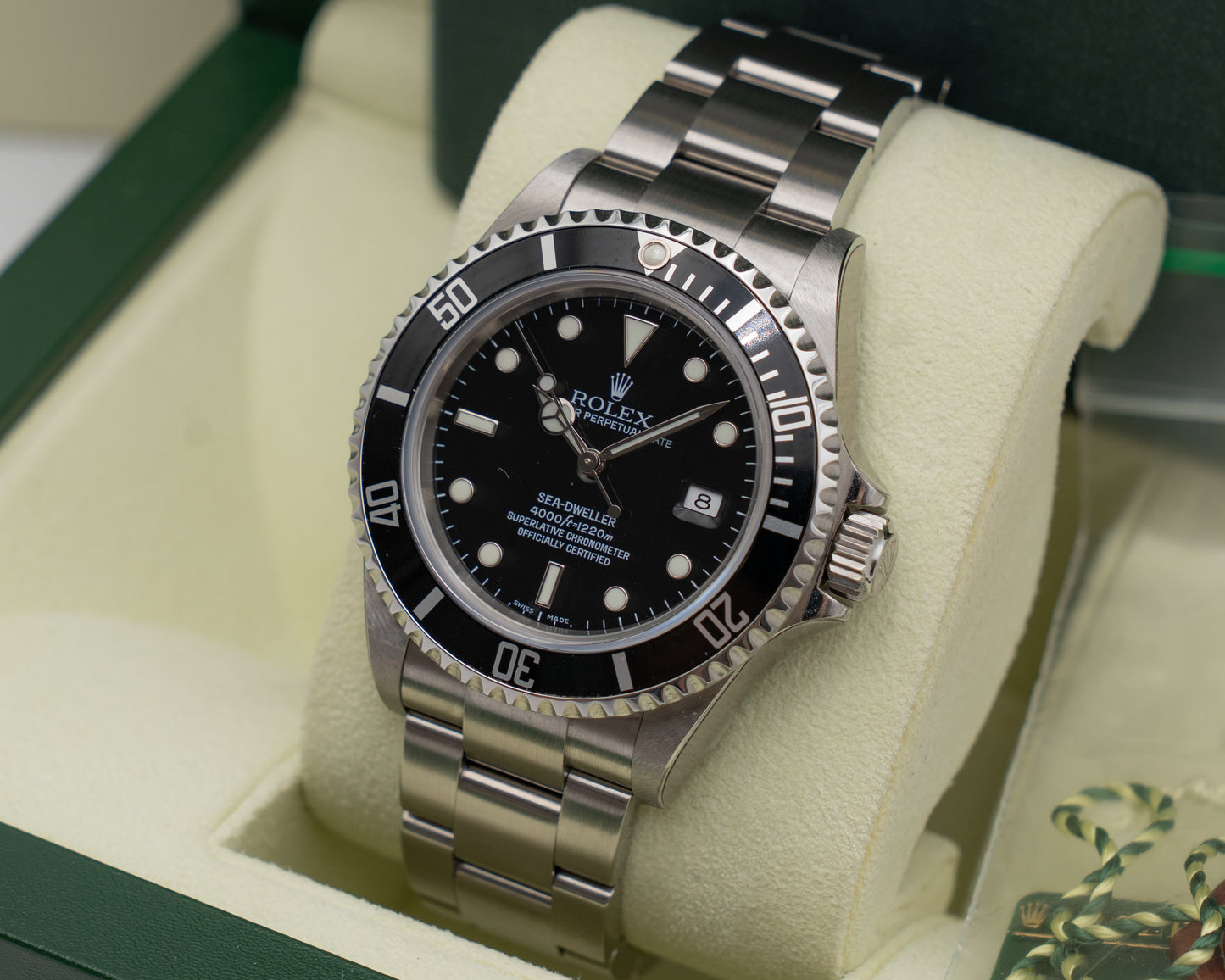 New Old Stock Rolex Seadweller 4000 40mm 16600 Black Dial 2008