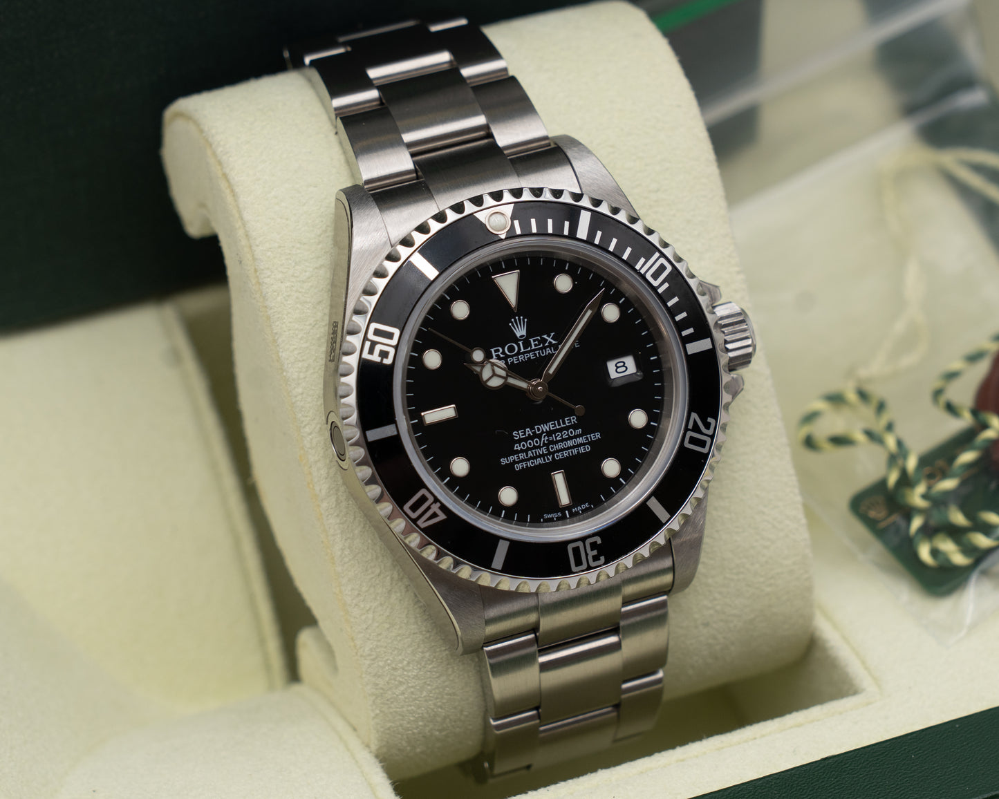 New Old Stock Rolex Seadweller 4000 40mm 16600 Black Dial 2008
