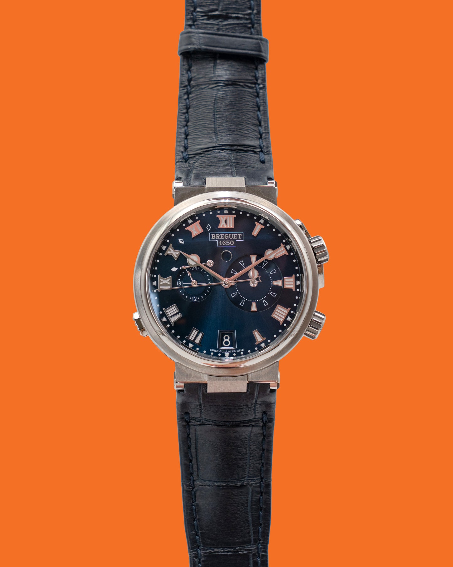 UNWORN Breguet Marine Alarme Musicale 40mm 5547 Titanium Blue Dial Blue 2026