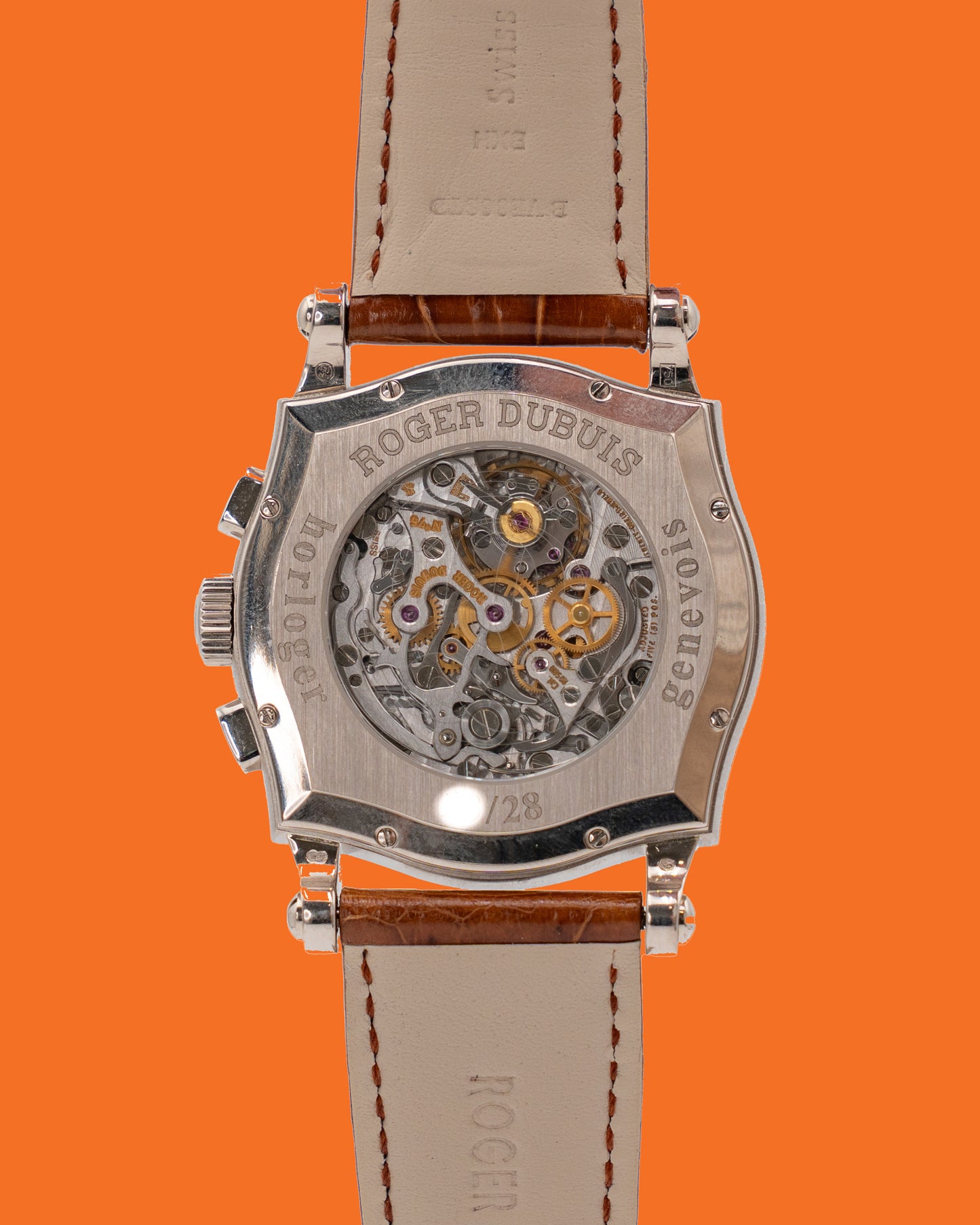 Roger Dubuis Sympathie White Gold Retrographe Perpetual Calendar Chronograph