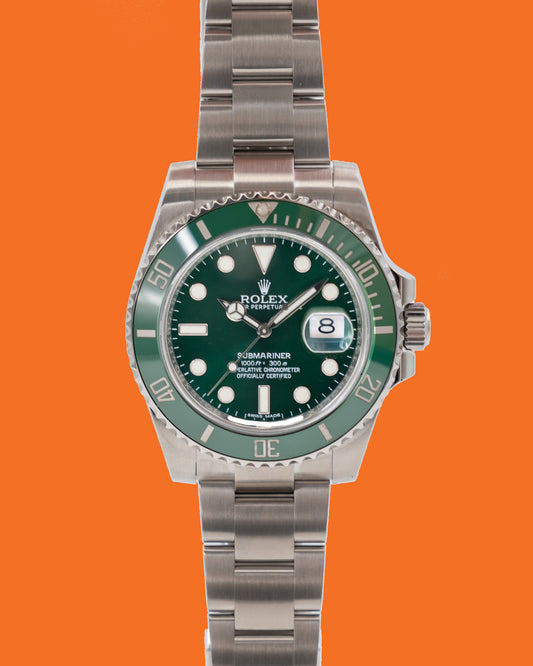 Rolex Submariner Date 40mm 116610LV Hulk 2016
