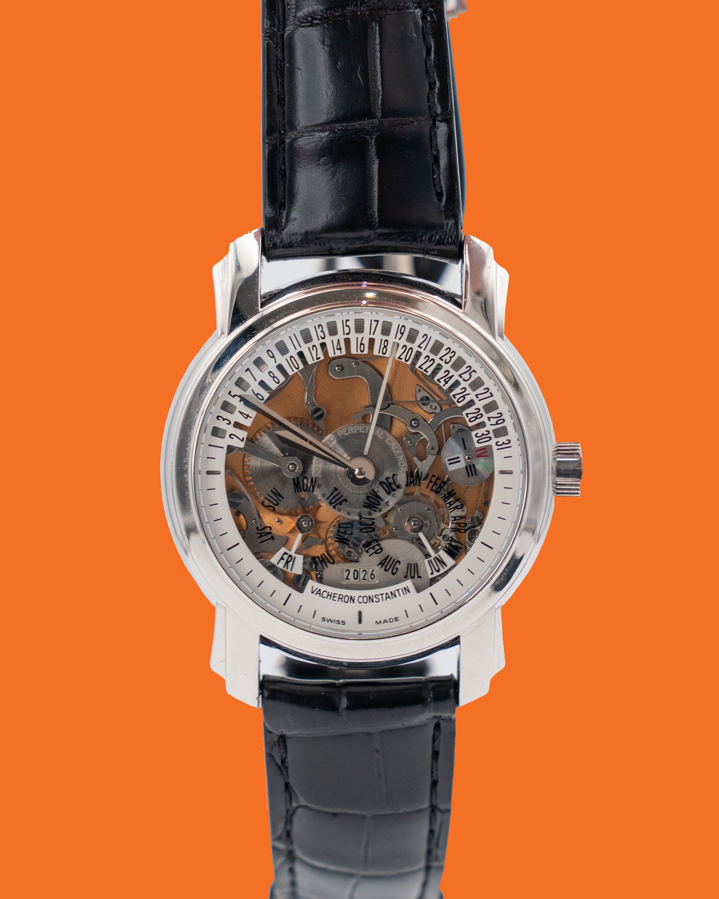 Vacheron Constantin Retrograde Perpetual Calendar Malte 38.5mm 47032/000P Platinum 2008