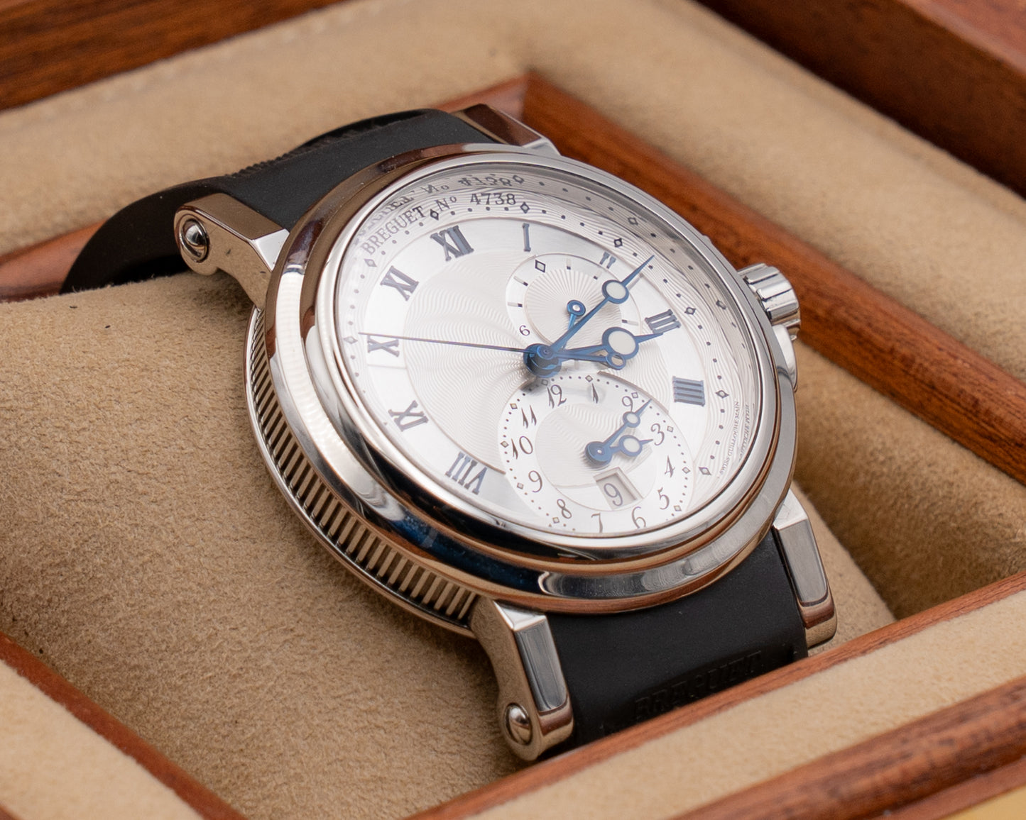 Breguet Marine 42mm 5857ST Silver Dial Black Rubber Strap 2021