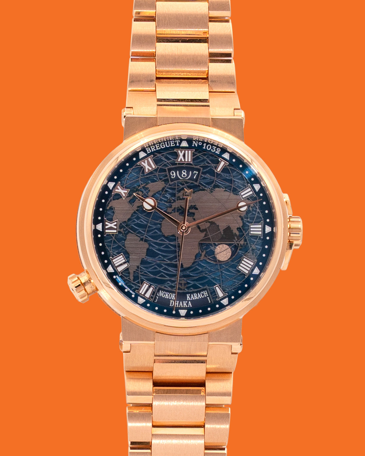 Breguet Marine Hora Mundi 43.9mm 5557BR Rose Gold 2024