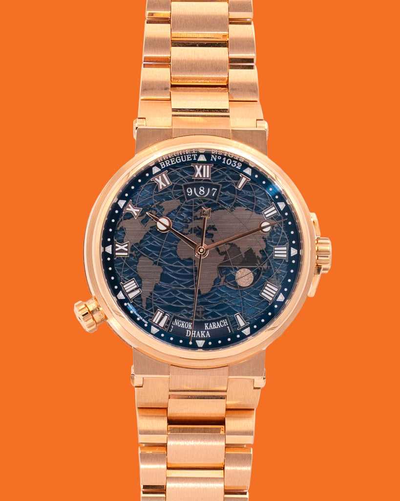Breguet Marine Hora Mundi 43.9mm 5557BR Rose Gold 2024
