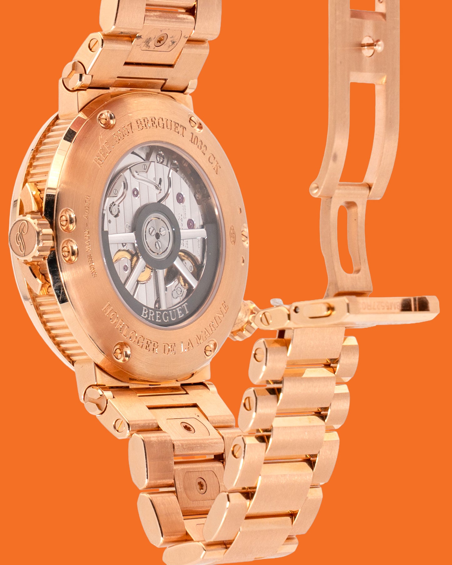 Breguet Marine Hora Mundi 43.9mm 5557BR Rose Gold 2024