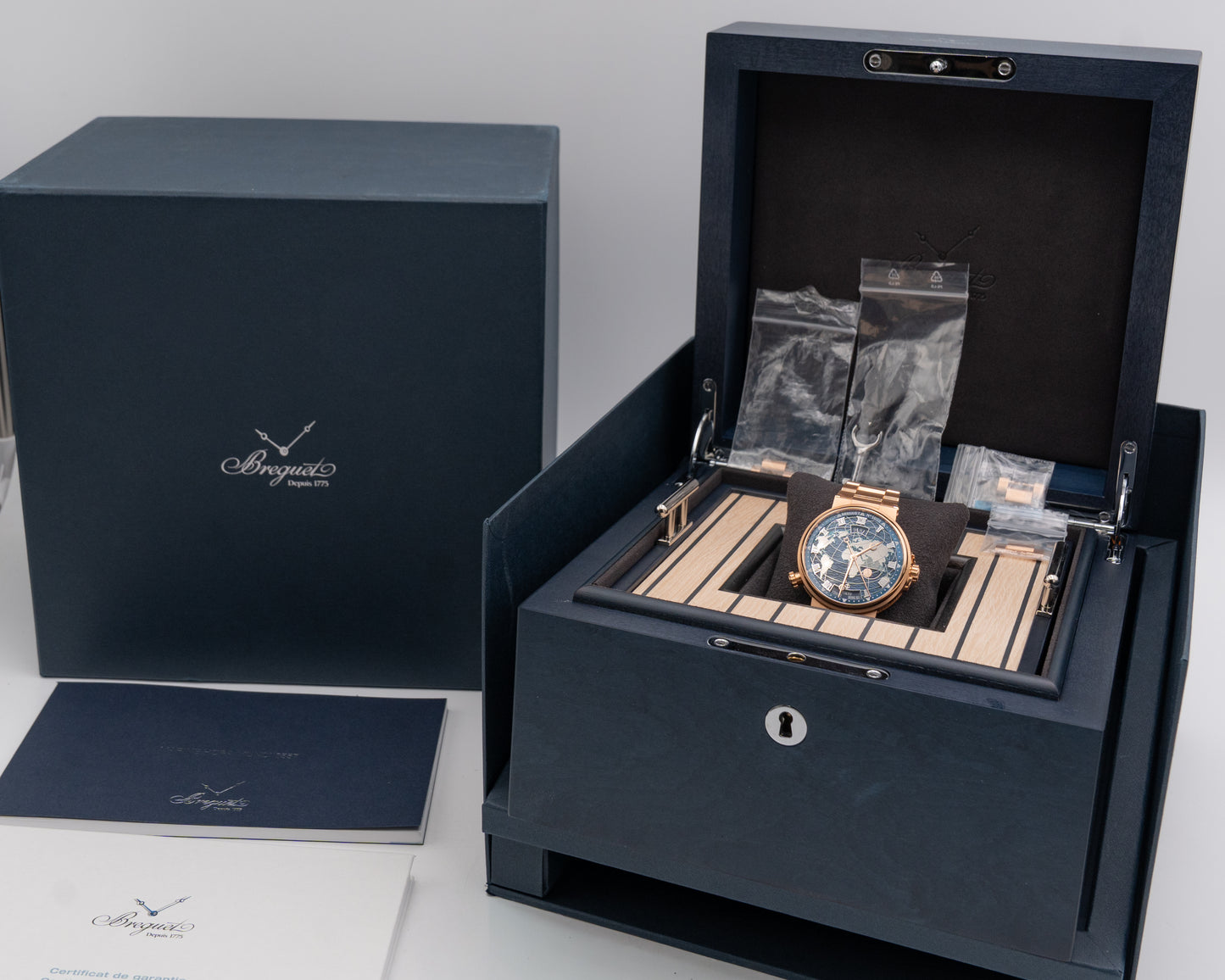 Breguet Marine Hora Mundi 43.9mm 5557BR Rose Gold 2024