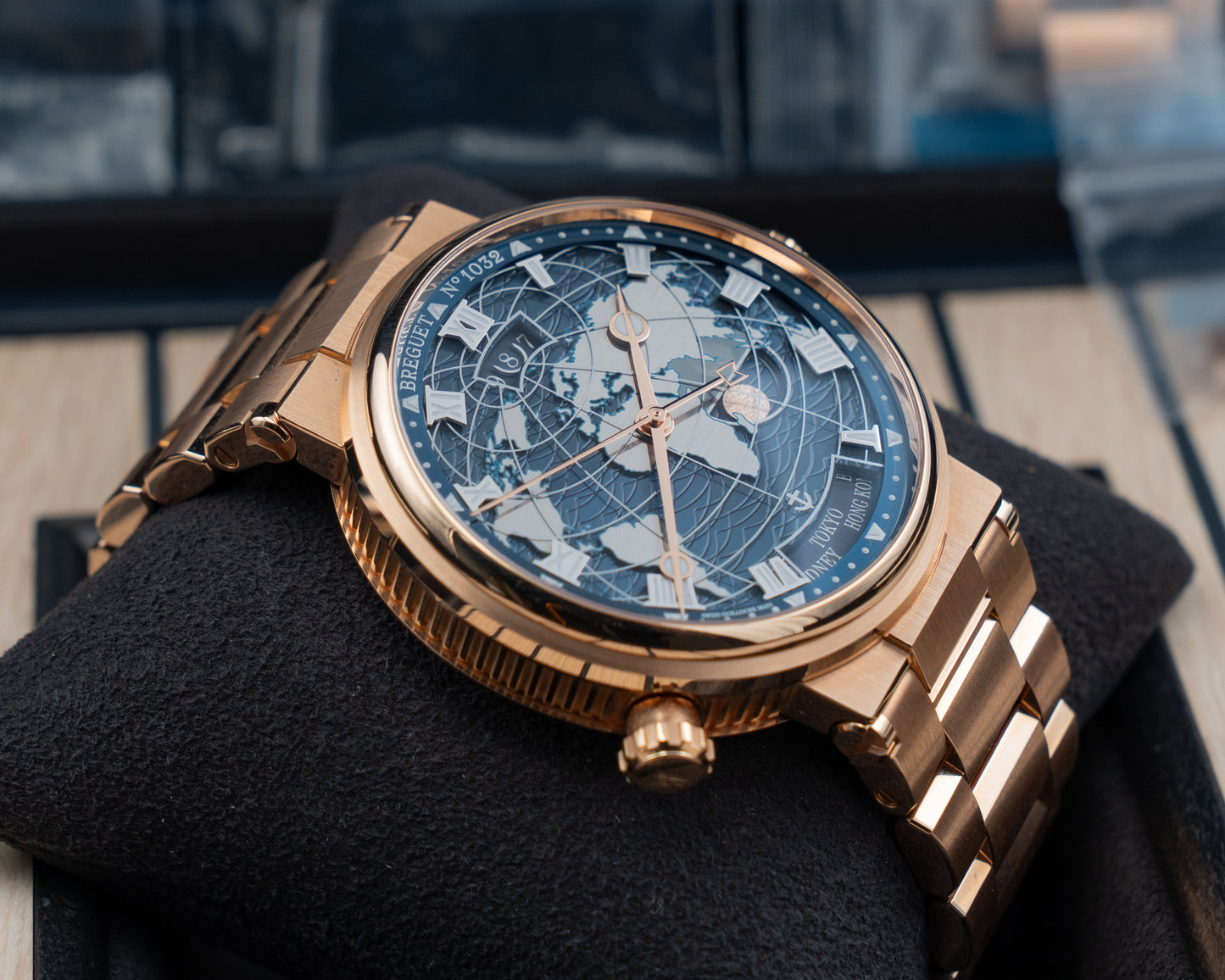 Breguet Marine Hora Mundi 43.9mm 5557BR Rose Gold 2024