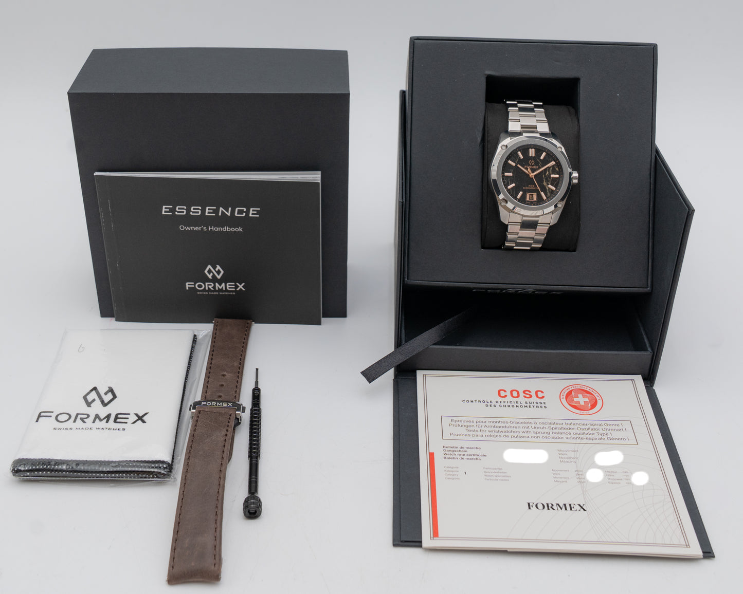 Formex Essence AWS 0333.g.6625 39mm Eisenkiesel Dial Ltd to 50 2023