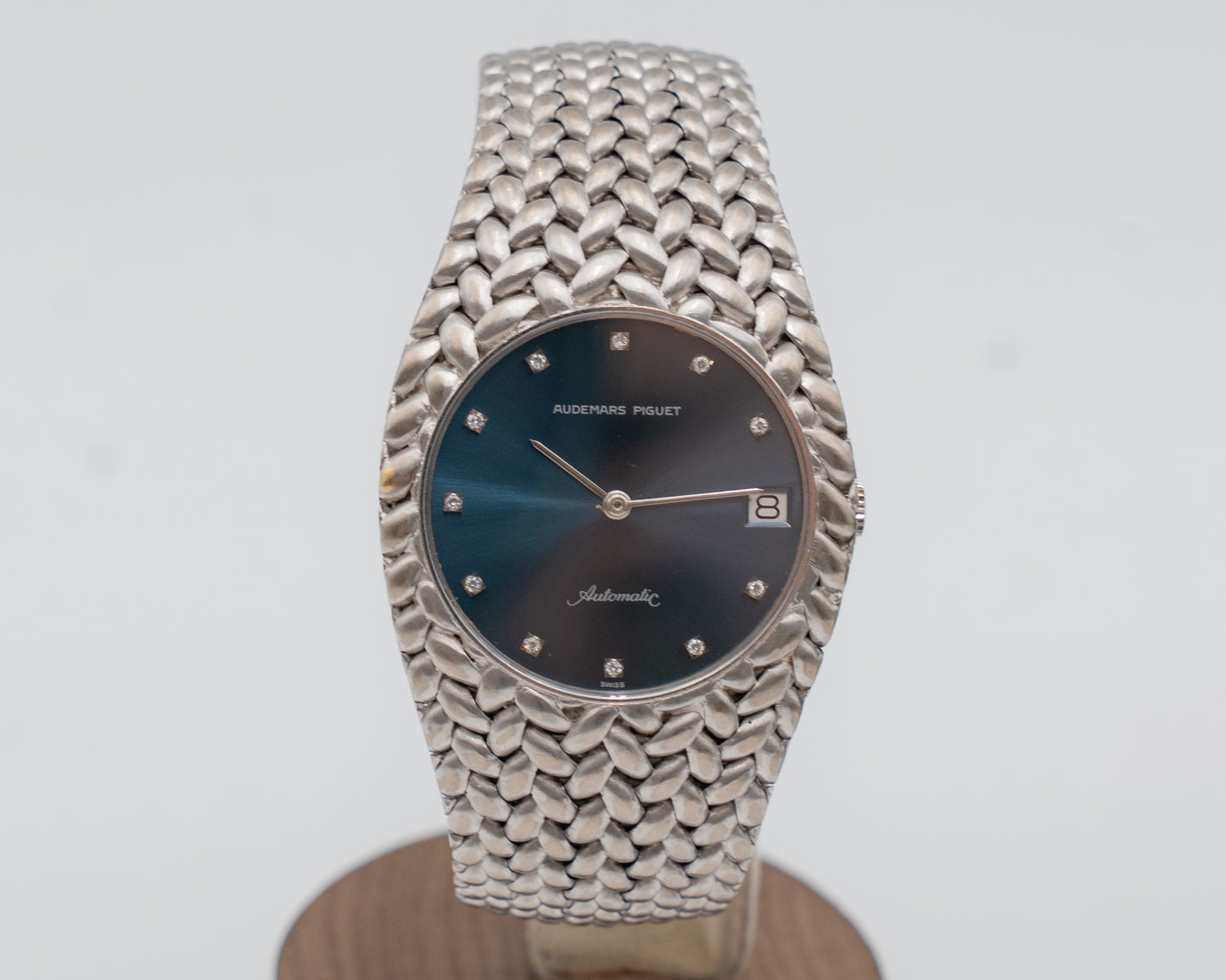 Audemars Piguet Cobra 34mm 5403 White gold Blue Dial With Diamonds  B serial