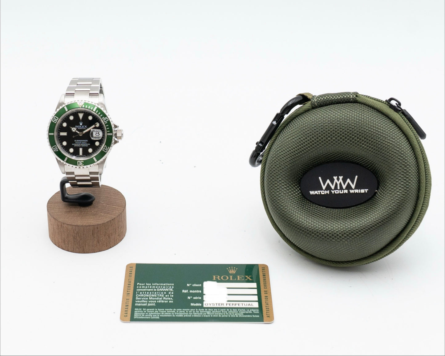 Rolex Submariner Date 16610LV 40mm Green Kermit Inner Engraved 2008