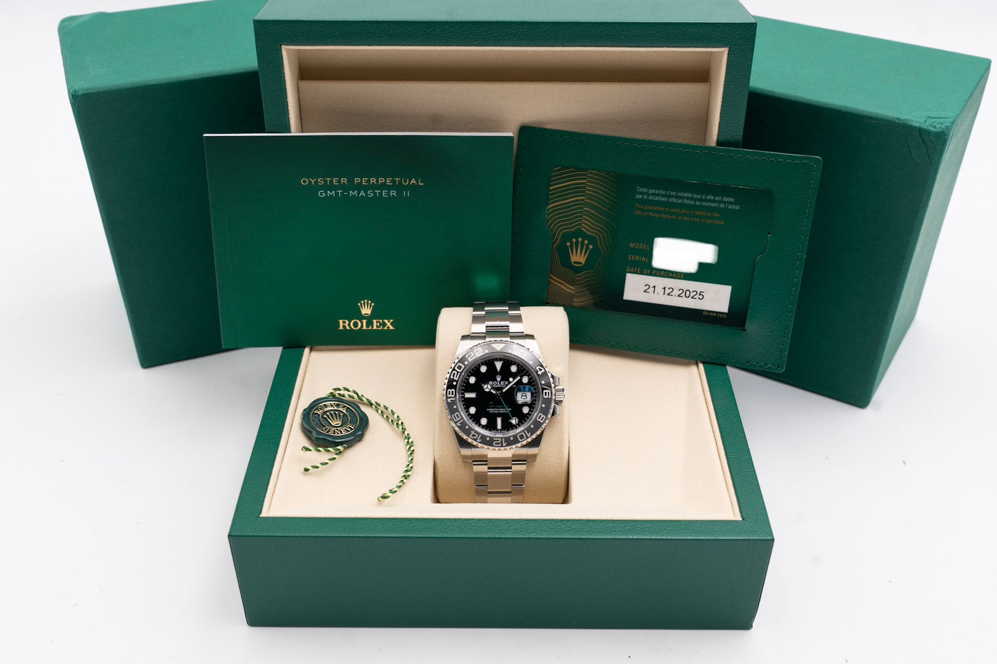 UNWORN Rolex GMT Master II 40mm 126710GRNR 2025