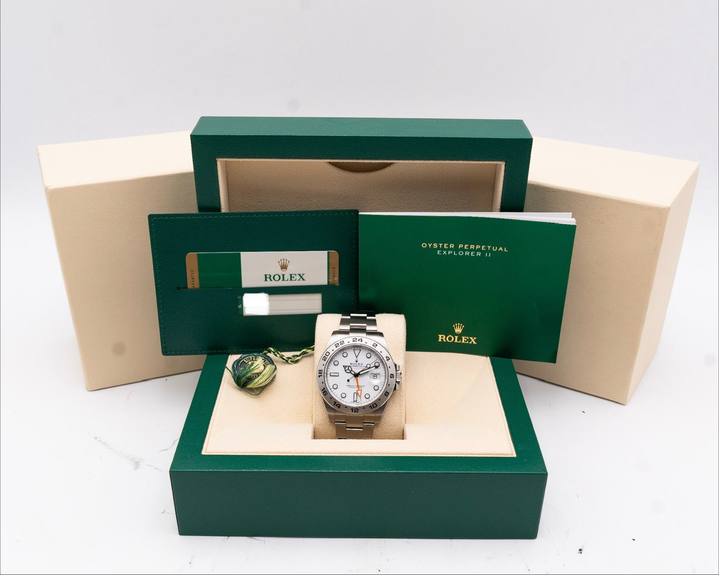 Rolex   Explorer II 42mm 216570 White Dial 2018