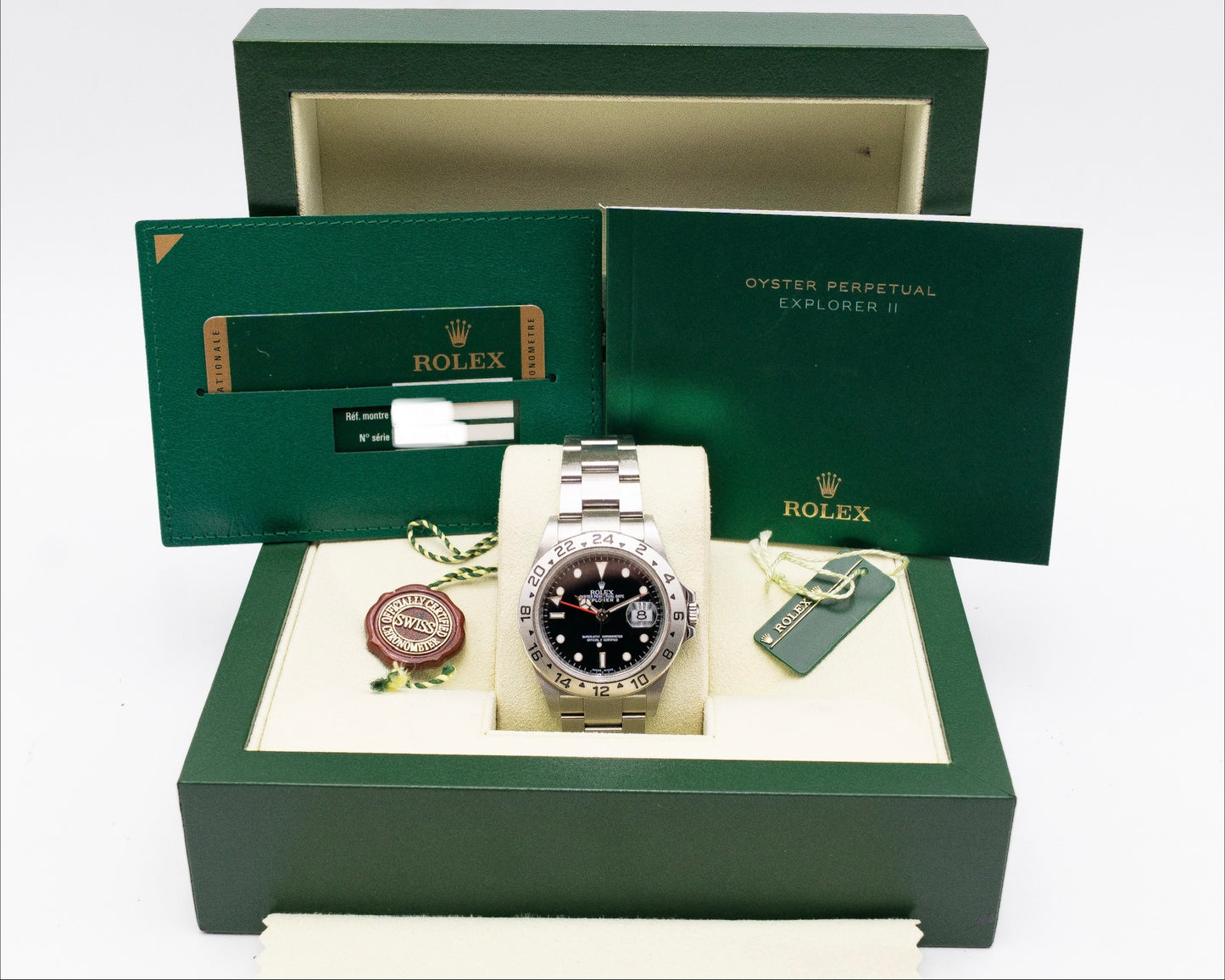 UNPOLISHED Rolex Explorer II 40mm 16570 Black Dial 2011