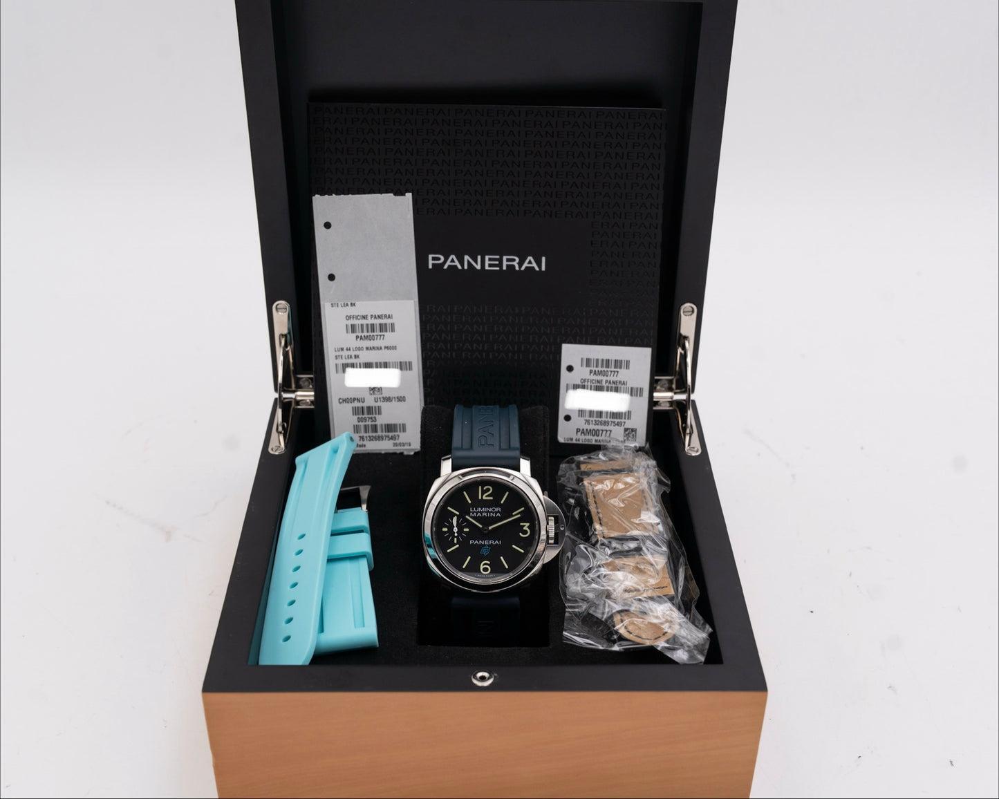 Panerai Luminor Marina Blue Logo 3 Days Acciaio 44mm PAM00777 2019
