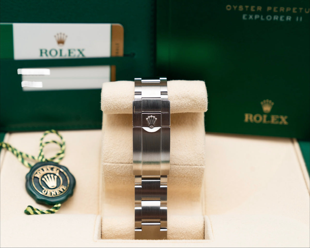 Rolex Explorer II 42mm 216570 Black Dial Orange Hand 2018