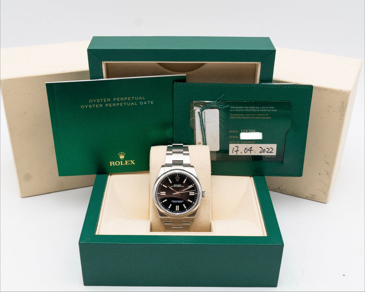 Rolex Oyster Perpetual 124300 41mm Black 2022