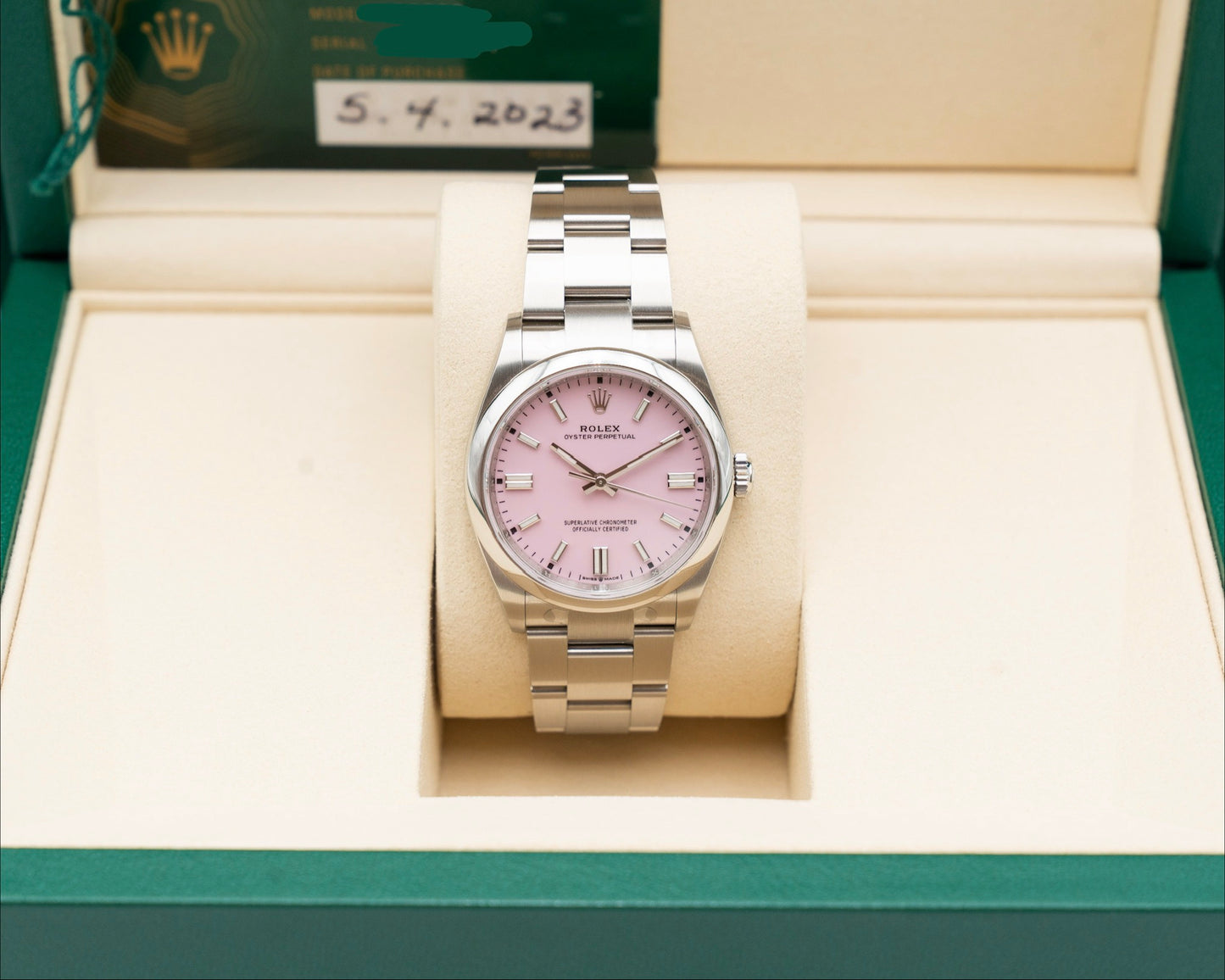Rolex Oyster Perpetual 126000 Pink 36mm 2023 (126000-0008)