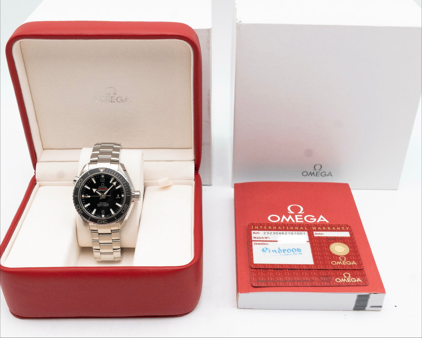 UNWORN Omega Seamaster Planet Ocean 600M 45.5mm 232.30.46.21.01.001 Black Diver