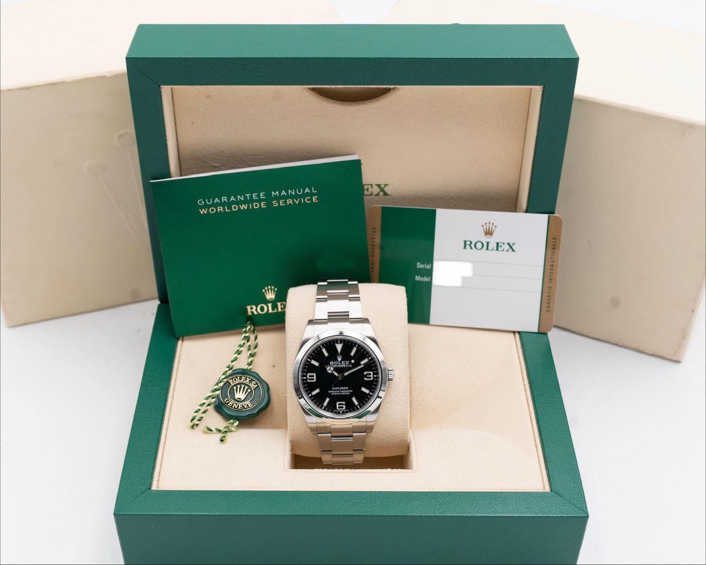 Rolex Explorer 39MM 214270 Black Dial 2017