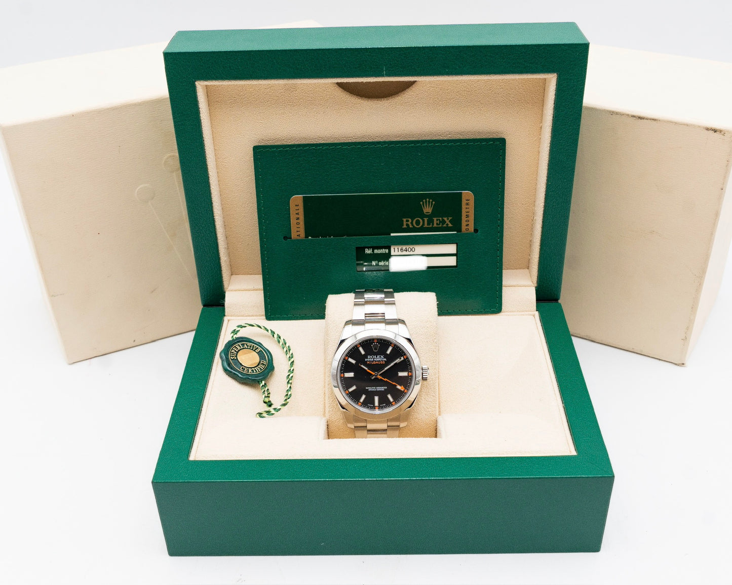 Rolex Milgauss 40mm 116400 Black Dial 2013