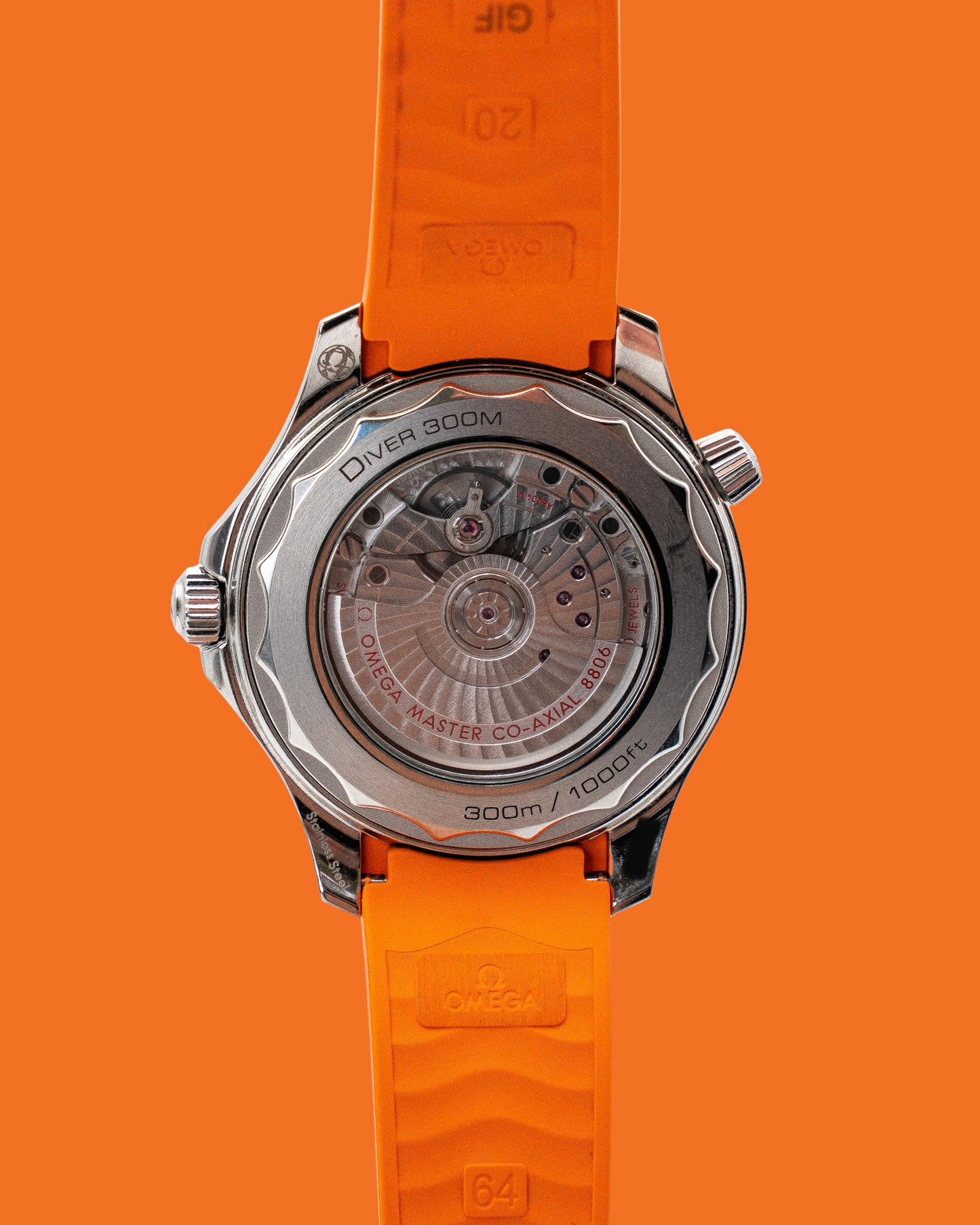 Omega Seamaster Diver 300M 42mm 210.32.42.20.01.006 Orange Strap Black Dial 2026