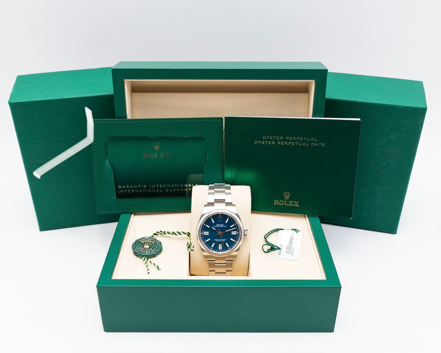 Rolex Oyster Perpetual 41mm 134300 Med Blue Dial 2025