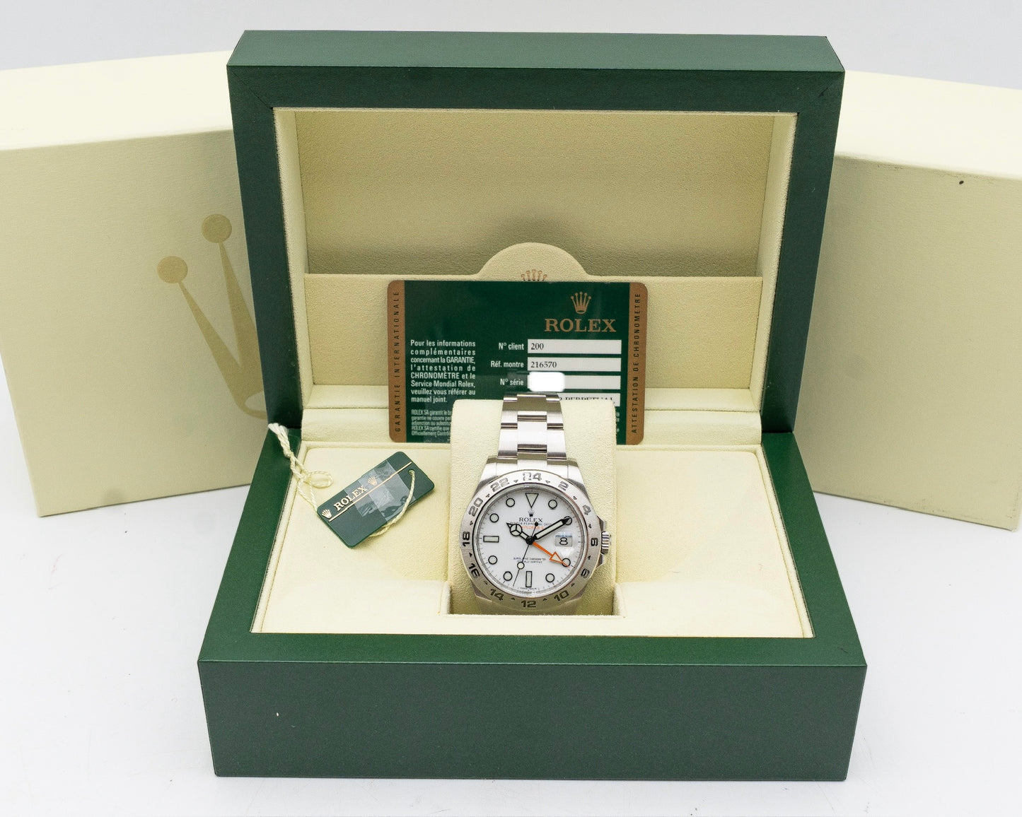 Rolex Explorer II 42mm 216570 Polar 2012