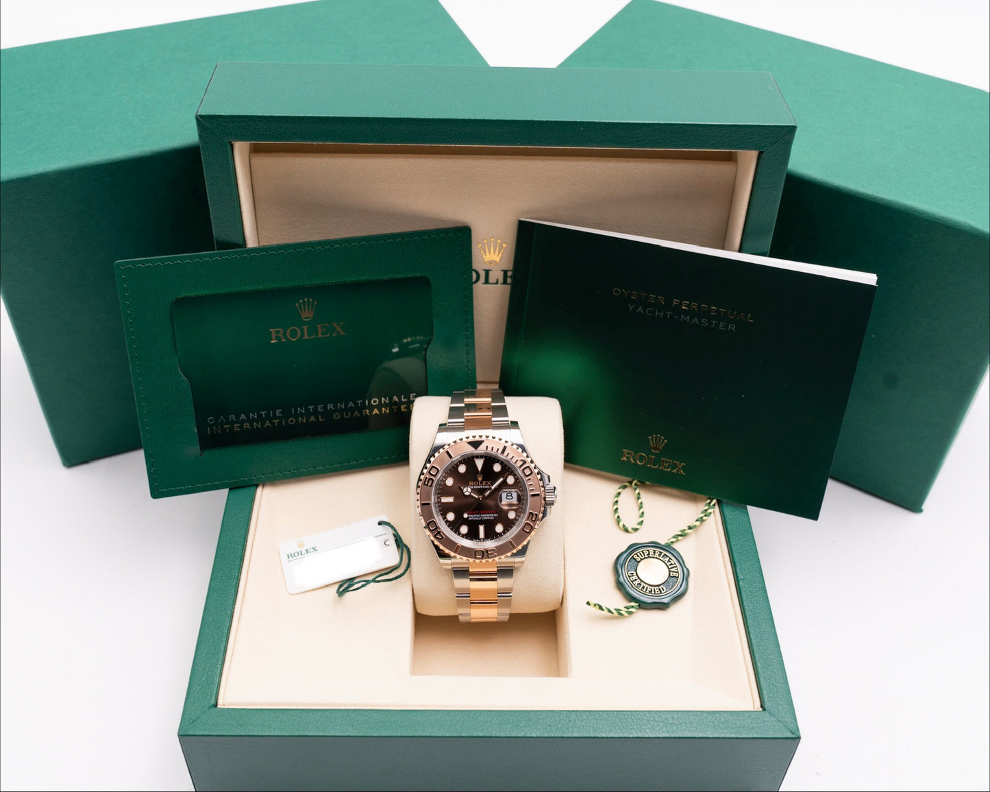 UNWORN STICKERED Rolex Yacht-Master 40mm 126621 Rose Gold Chocolate 2025