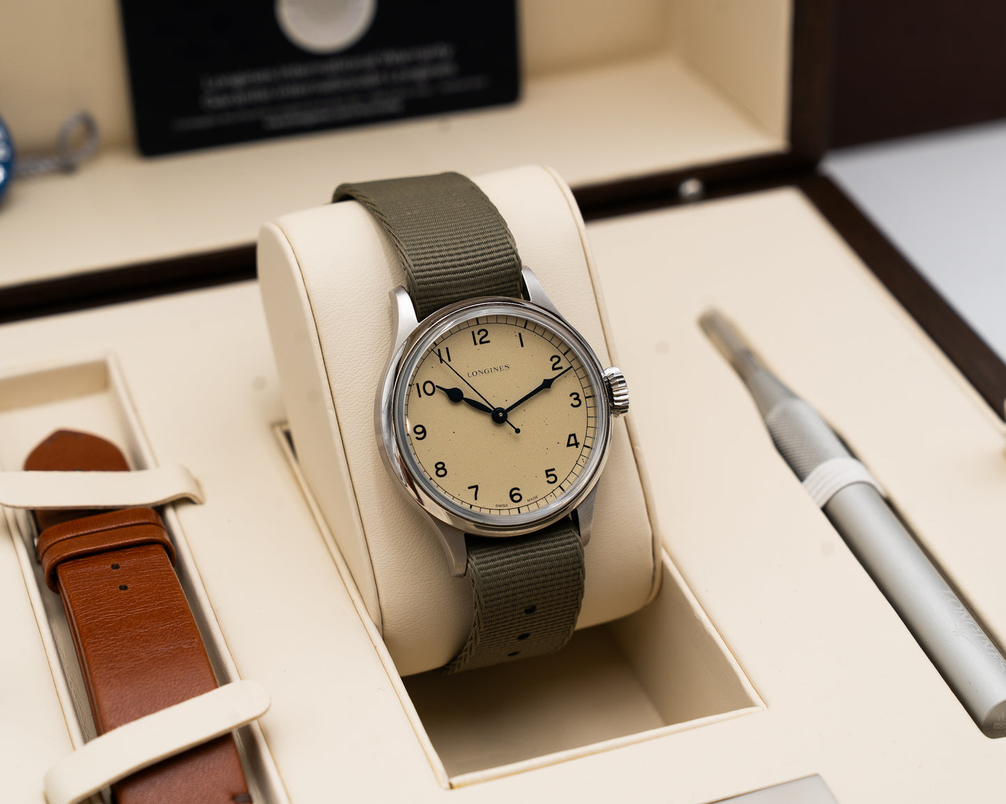 Longiness Marine Military 38.5mm L2.819.4 Heritage Retro 2024