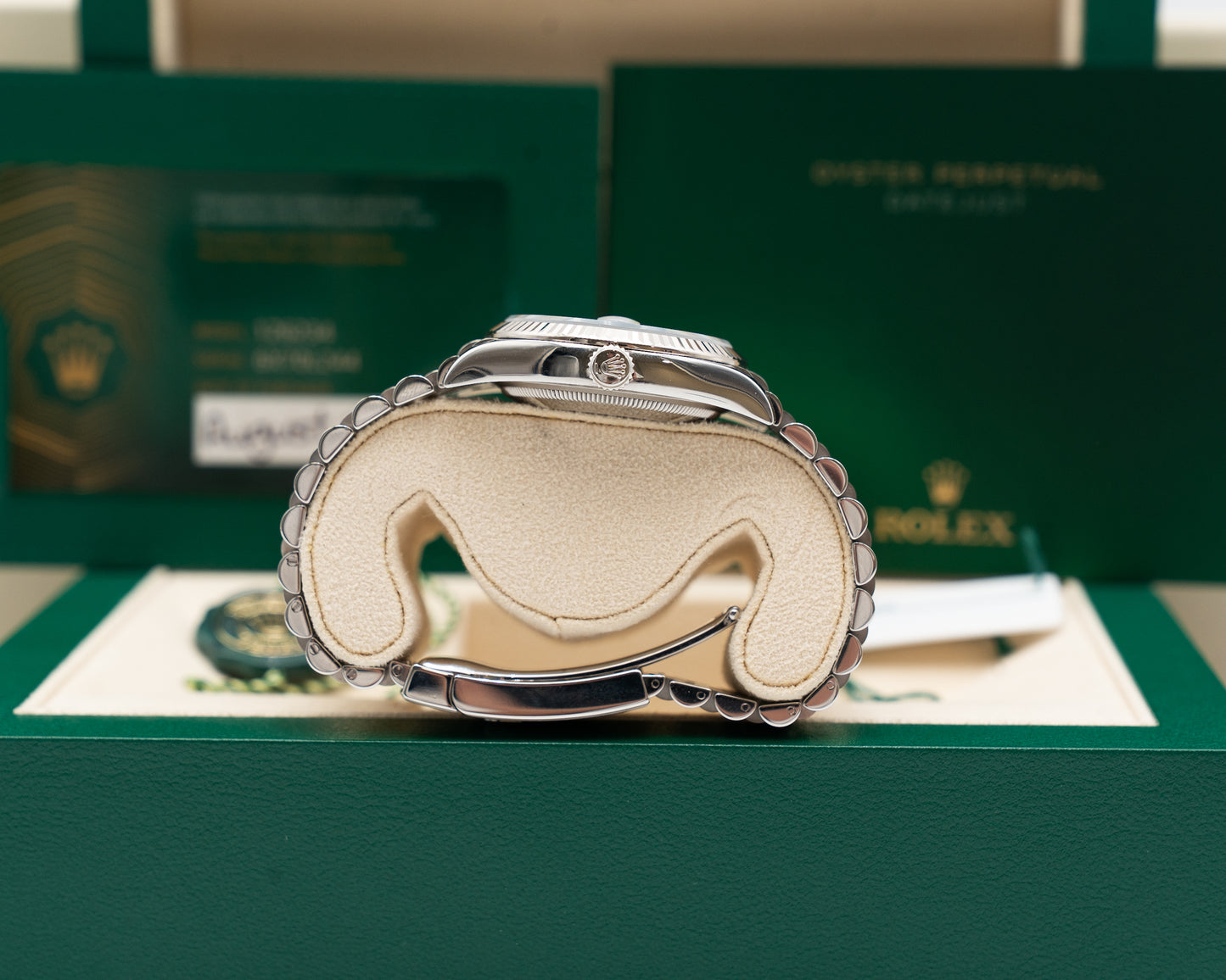 Rolex Datejust 126234 36mm Wimbledon Fluted Jubille 2023