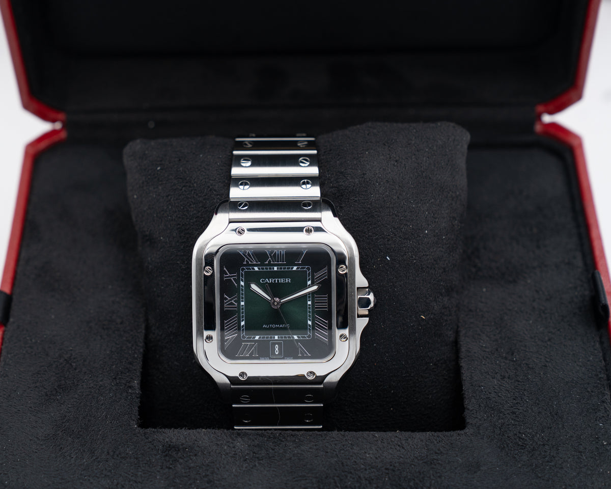 Cartier Santos De Cartier Large 39.8x47.5mm WSSA0062 Green 2025