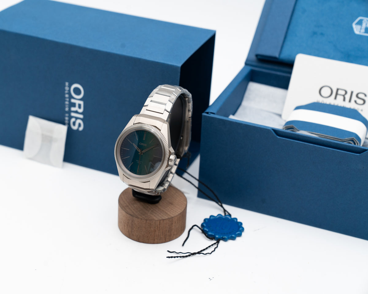 Oris ProPilot X Cal. 400 Laser 39mm 01 400 7778 7150-07 Blue Dial