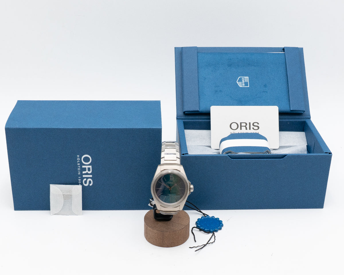 Oris ProPilot X Cal. 400 Laser 39mm 01 400 7778 7150-07 Blue Dial