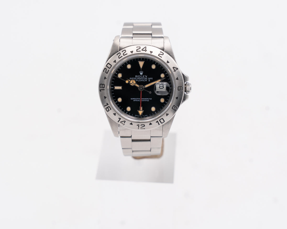 Rolex Explorer 40mm 16570 Black Dial (W serial )