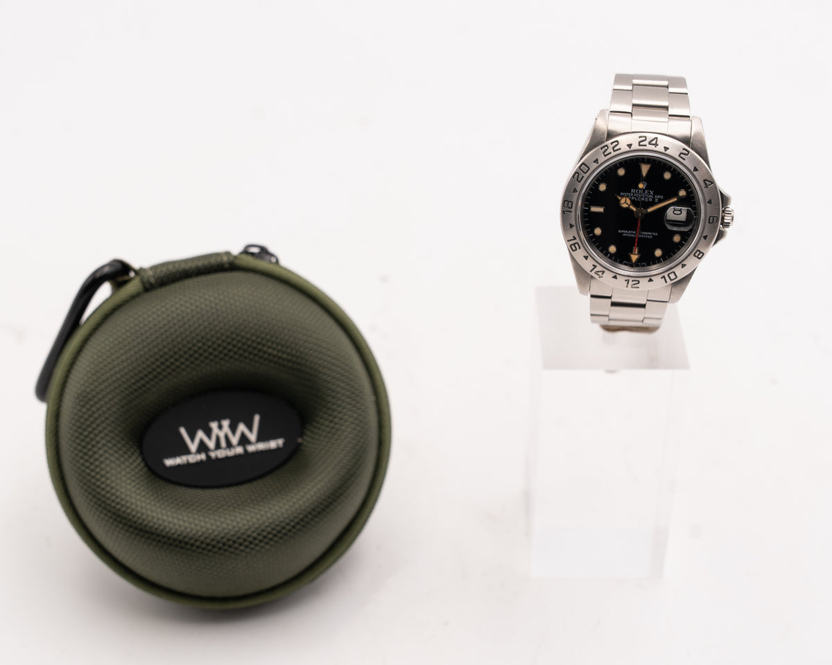 Rolex Explorer 40mm 16570 Black Dial (W serial )