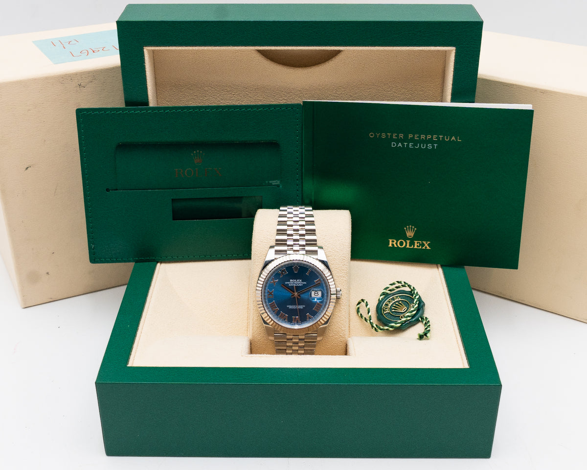 Rolex Datejust 41mm 126334 Blue Roman Jubilee 2025