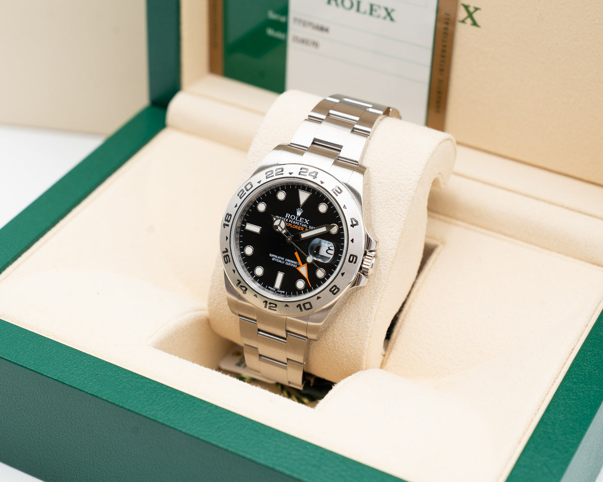 Rolex Oyster Perpetual Explorer II 216570 42mm Black 2017