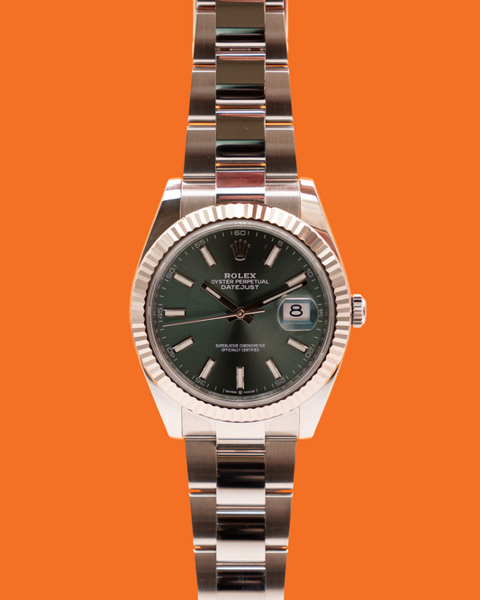 Rolex Datejust 126334 41mm Mint green Fluted Oyster 2022