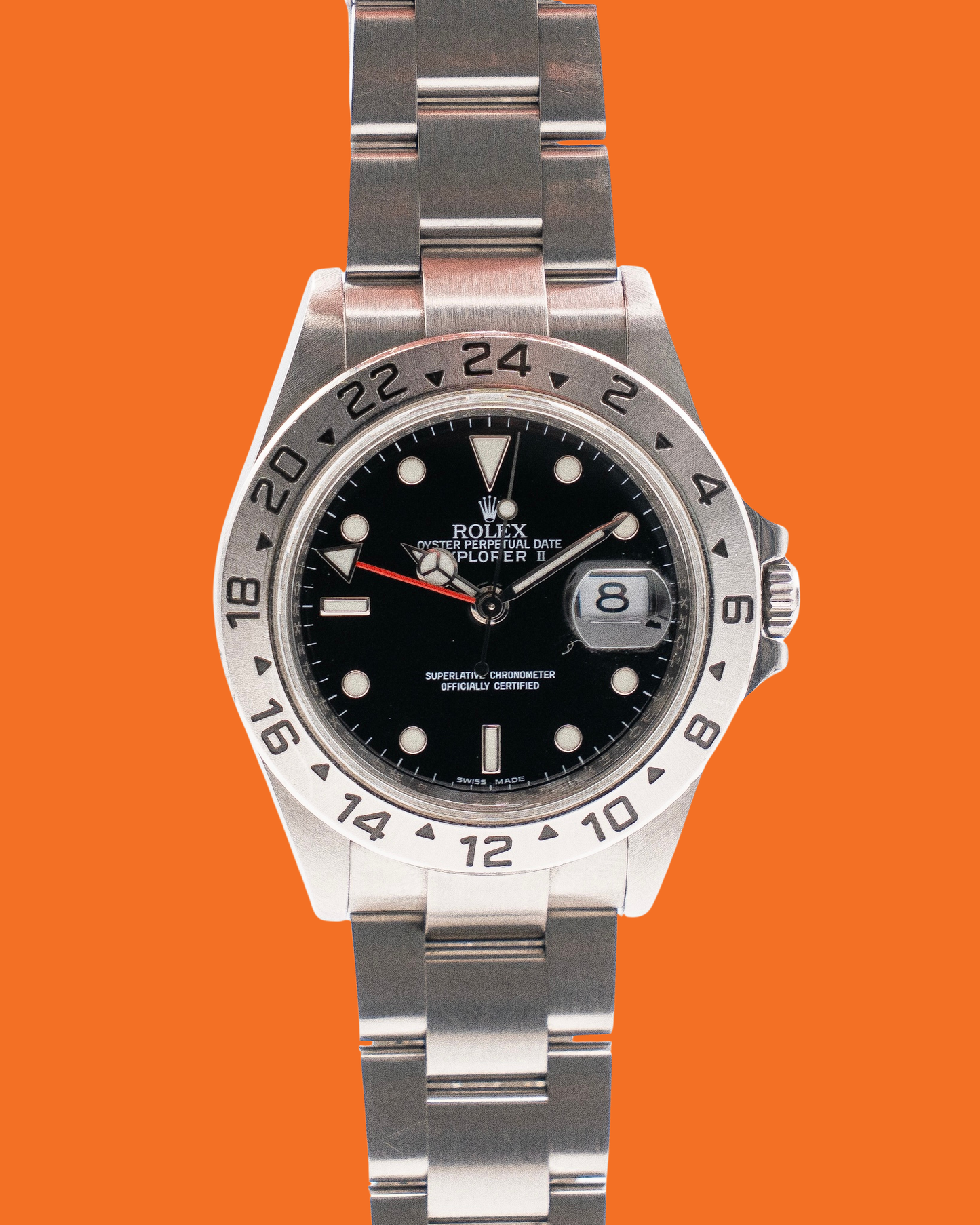 UNPOLISHED Rolex Explorer II 40mm 16570 Black Dial 2011