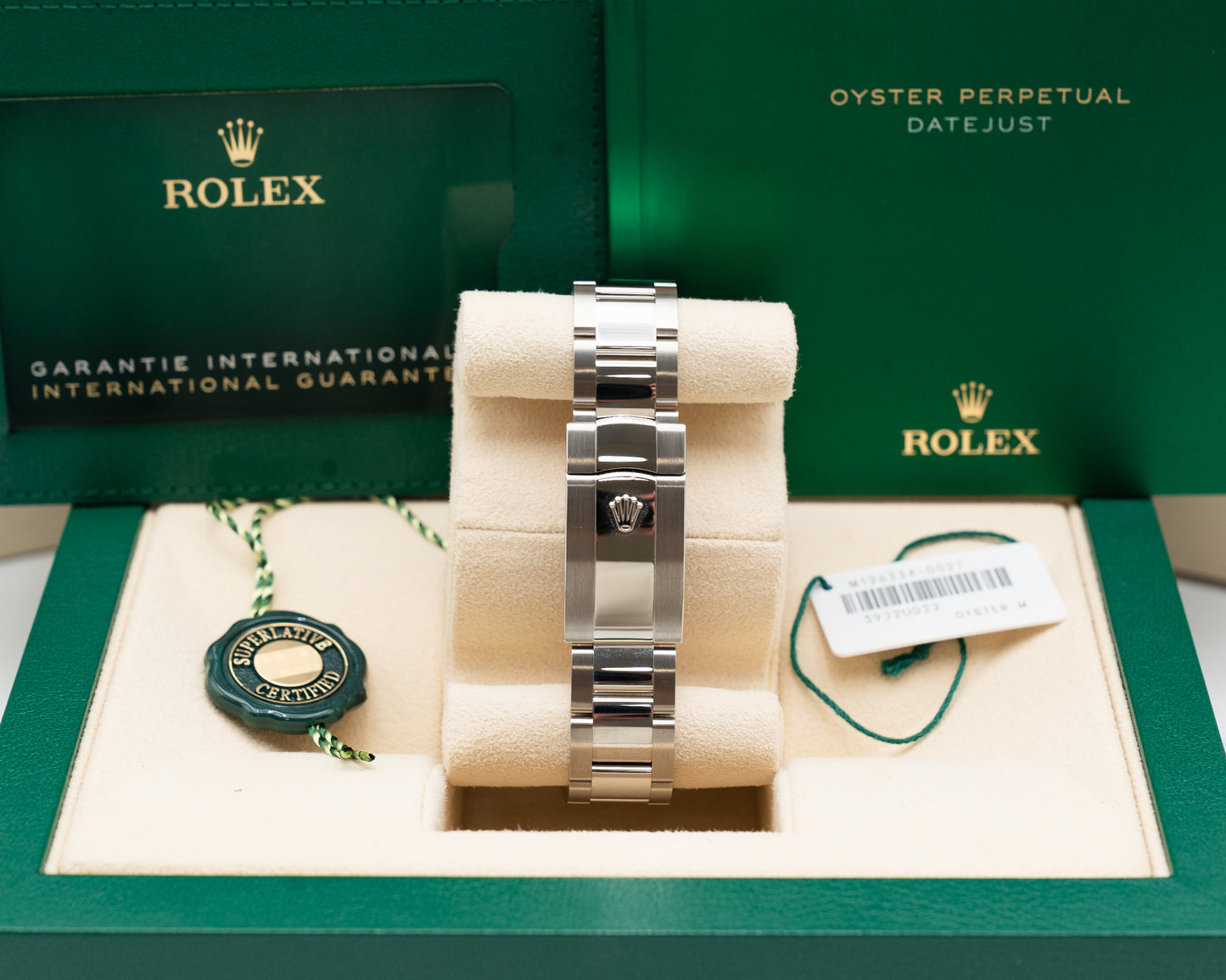 Rolex Datejust 126334 41mm Mint green Fluted Oyster 2022