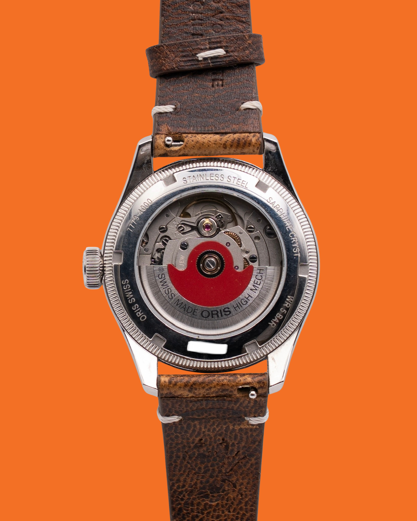 Oris Big Crown X Cervo Volante 38mm Blue Dial Deer Leather