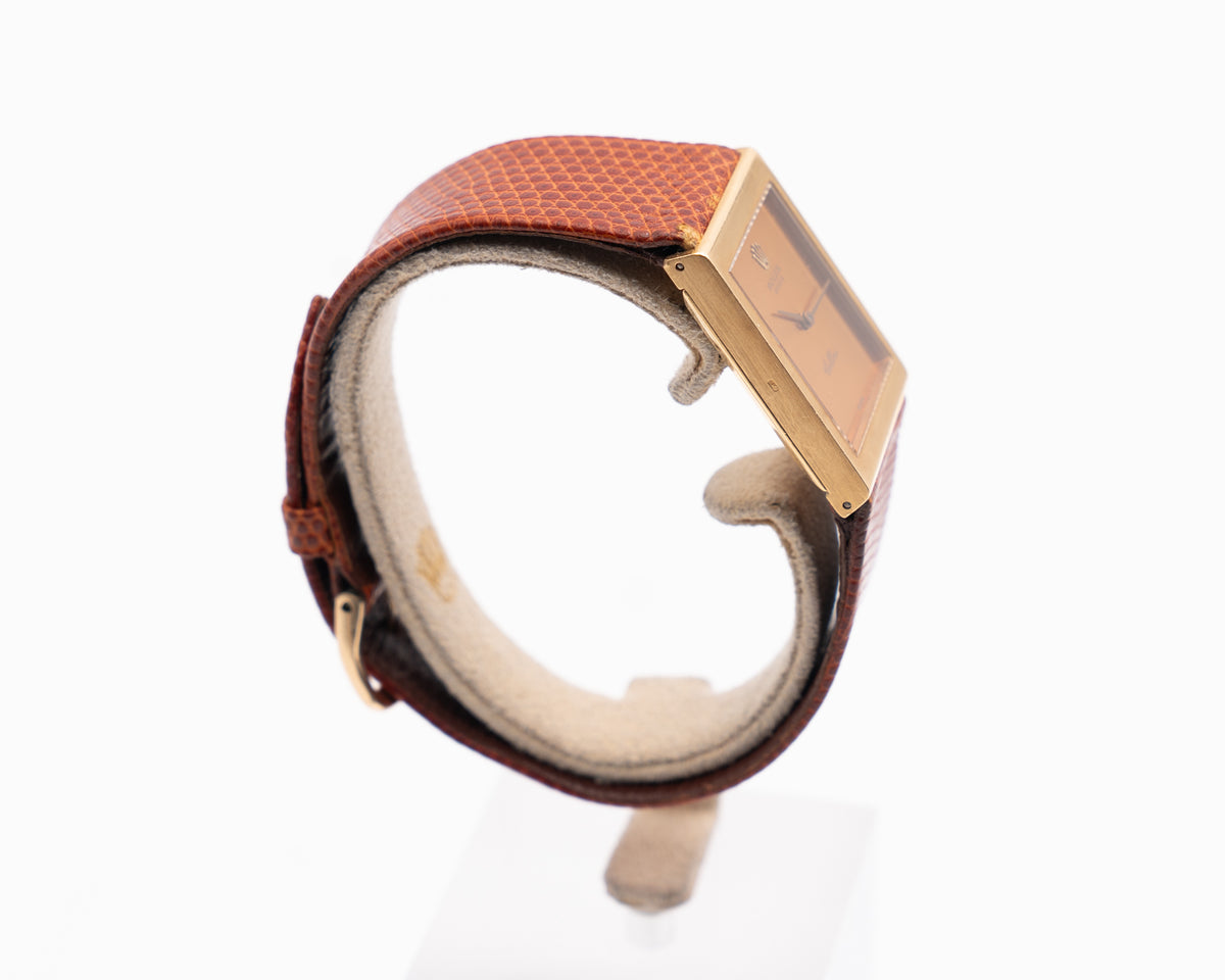 Rolex Cellini 29mm 4014 Orange Mirror YELLOW GOLD